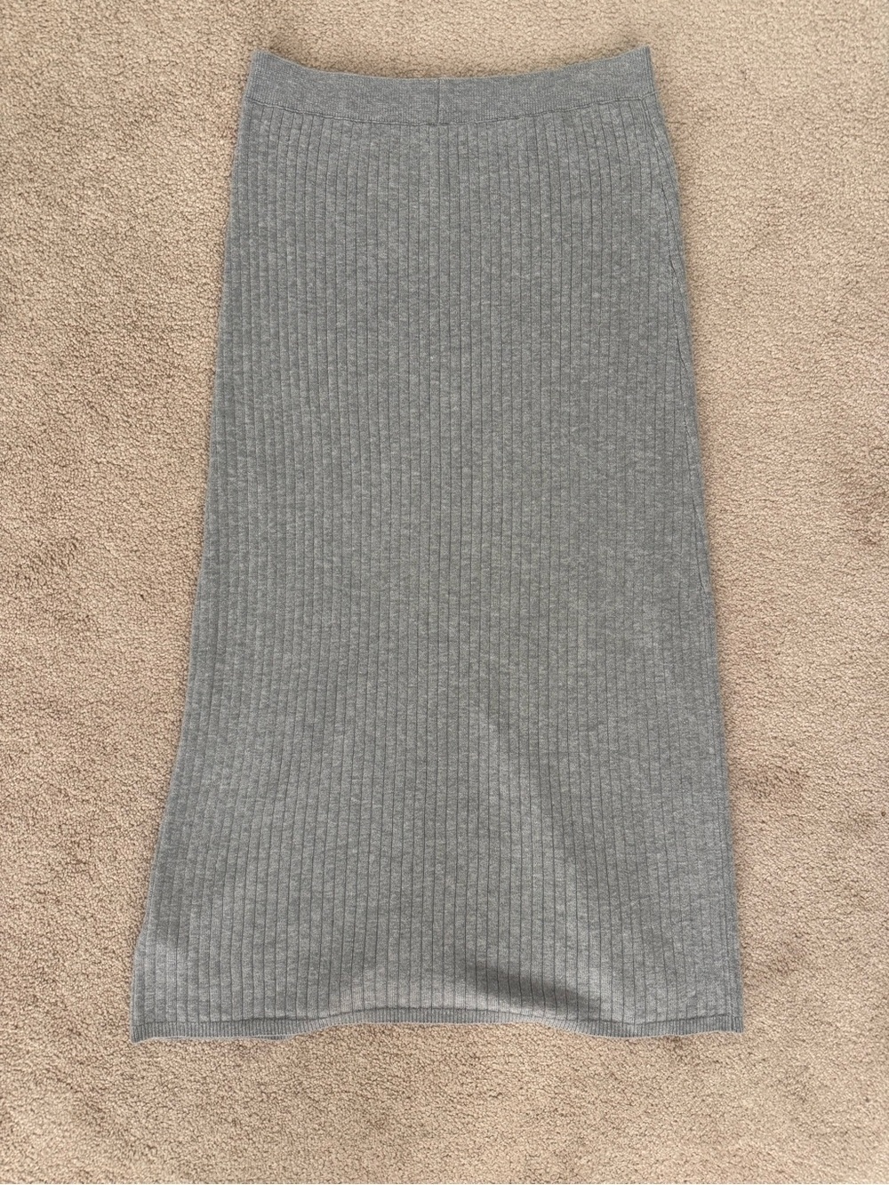 Free People Skyline Nylon Knot Gray Sweater Skirt-size M - Picture 3 of 5